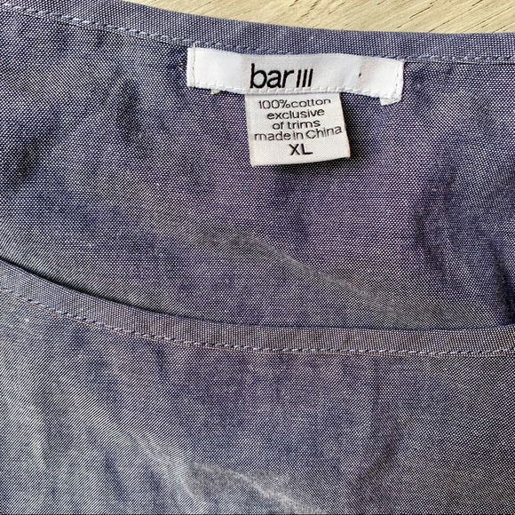 Bar III Smocked Waist Cotton Eyelet Dress Size XL - Picture 3 of 6